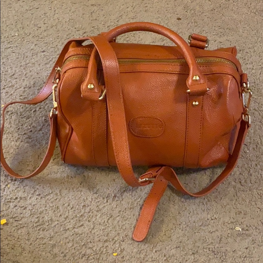 Leather satchel